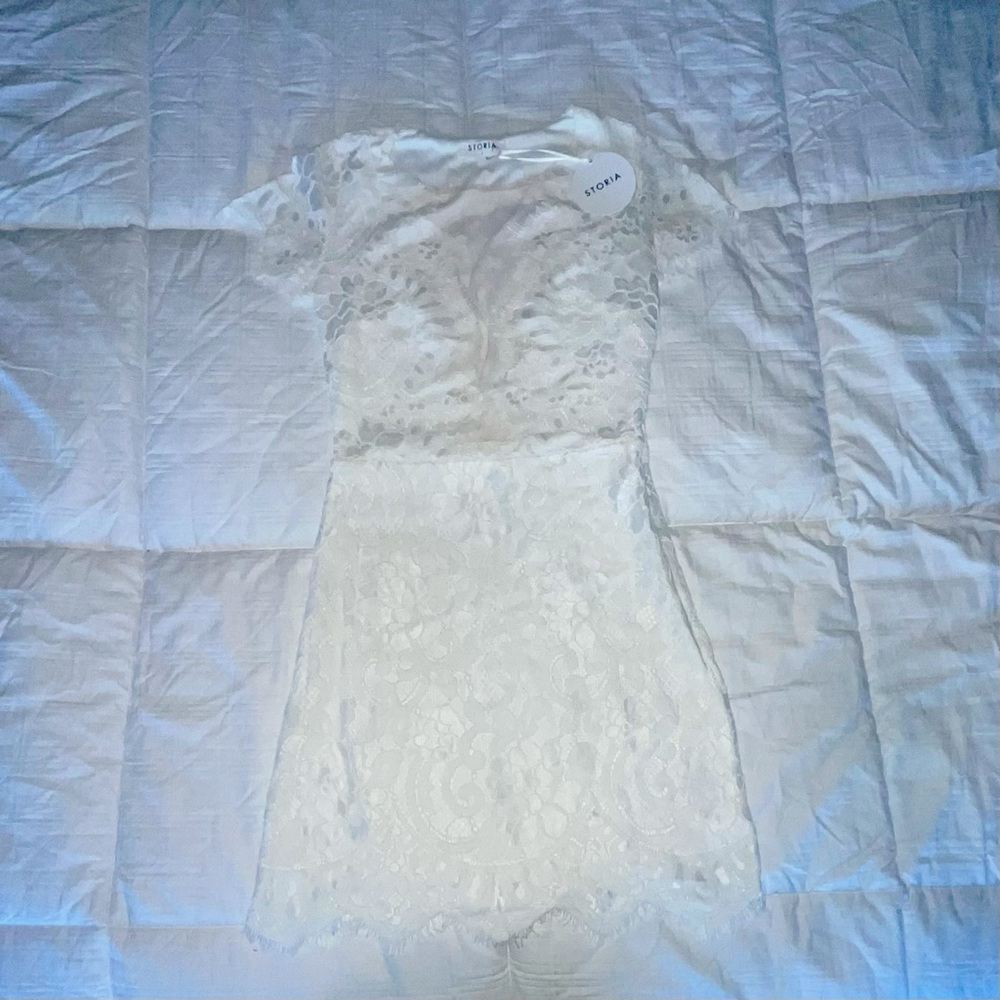 White Lace Dress